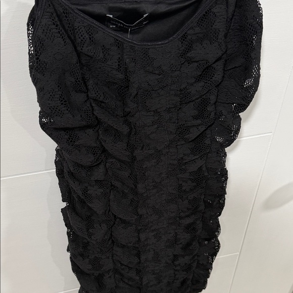 Urban Outfitters Women’s Tegan Black Lace Mini Dress - Picture 3 of 6